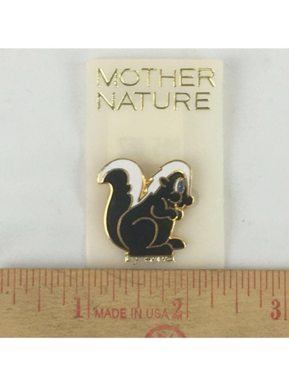 Vintage Mother Nature by Aviva Skunk Pin